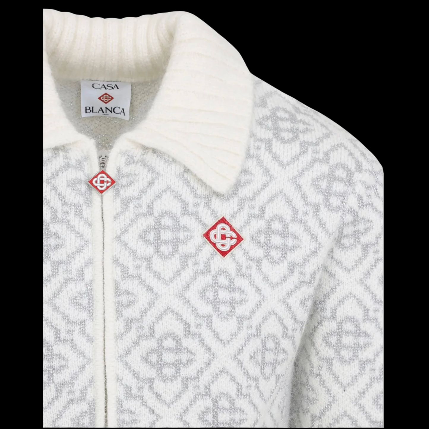 "CASA GREY ZIPJACKET"